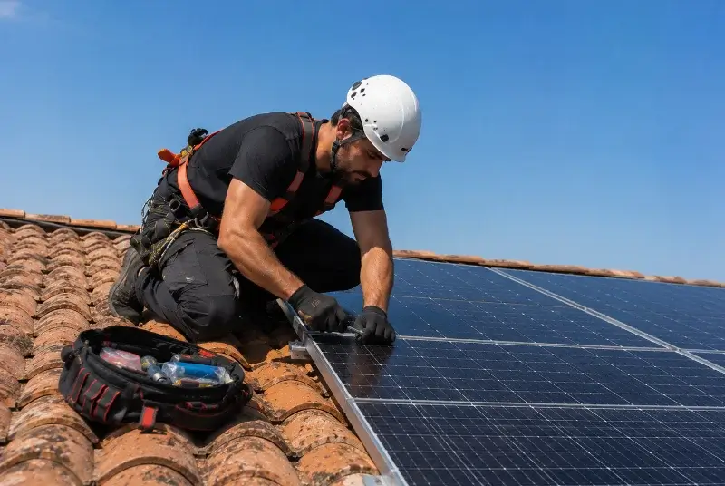 Maintenance et monitoring de panneaux solaires à Gassin