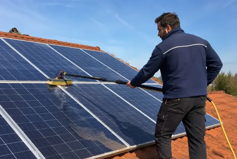 Nettoyage et entretien de panneaux solaires à Gassin